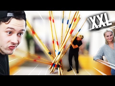 TEIL 2: WIR SPIELEN XXL MIKADO in MENSCHEN GRÖSSE!