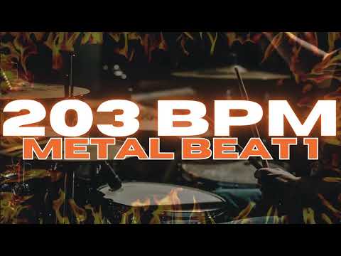 203 BPM - Metal Drum Beat - Loop 1