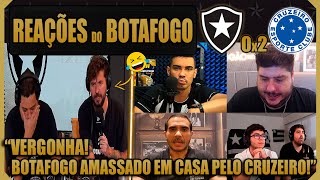 REAÇÕES BOTAFOGUENSES - BOTAFOGO 0x2 CRUZEIRO - BRASILEIRÃO 2025 - VAMOS RIR DO BOTAFOGO!
