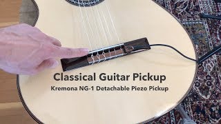 Video thumbnail for Classical Guitar Pickup Review: Kremona KNA NG-1 Piezo Pickup by This is Classical Guitar