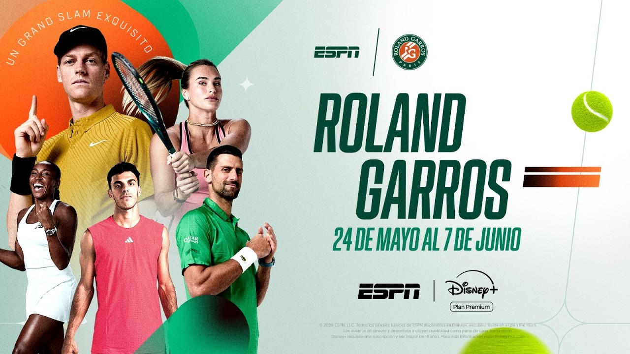 🔴 EN VIVO | COMIENZA ROLAND GARROS 2026 | ESPN TENIS