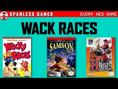 Little Samson, Hook, and Wacky Races on the NES