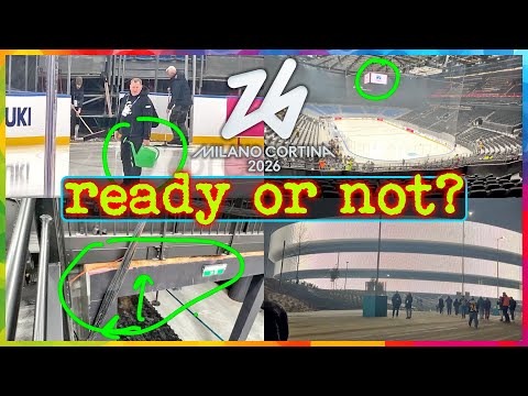 EXCLUSIVE: Inside Milan's (unfinished) Olympic Hockey Arena