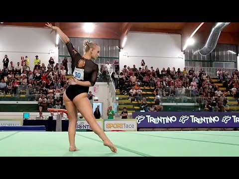Alice D'Amato nails her NEW floor to score 56,800 all-around after Day 1- Italian Championships 2025