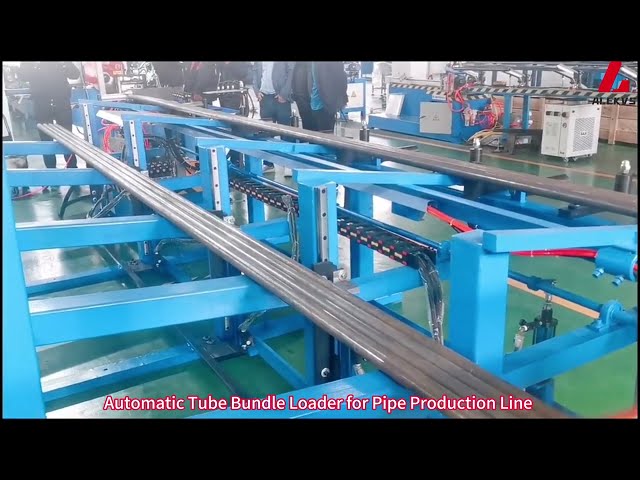 Automatic Pneumatic Tube Loader for Pipe and Round Bar