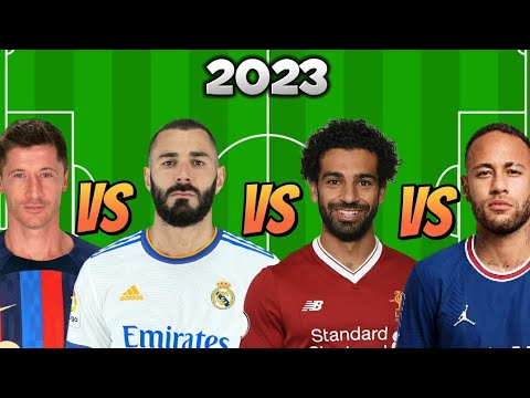 (2023) Lewandowski vs Benzema vs Salah vs Neymar💪
