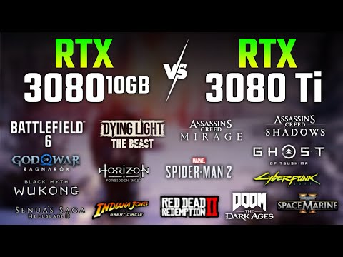 RTX 3080 vs. RTX 3080 Ti im Jahr 2026 | Test in 15 Spielen | 4K