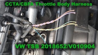 How to Splice New Throttle Body Connector (VW TSB 2018652)