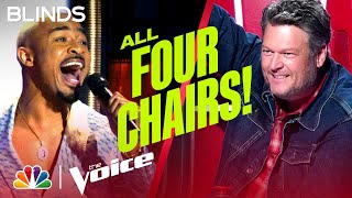 Kevin Hawkins&#39; Four-Chair Turn Performance of &quot;Isn&#39;t She Lovely&quot; | The Voice Blind Auditions 2022