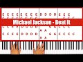 EASY - How To Play Beat It Michael Jackson Piano ...