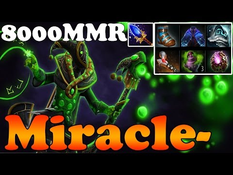 Dota 2 - Miracle- 8000MMR Plays Rubick vol 7 - Highlights - Ranked Match Gameplay