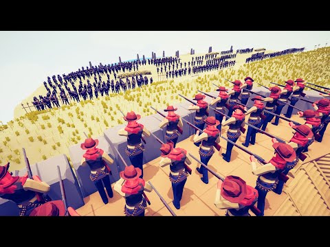 200x AMERICAN ARMY RAID COWBOYS BASE - Totally Accurate Battle Simulator TABS