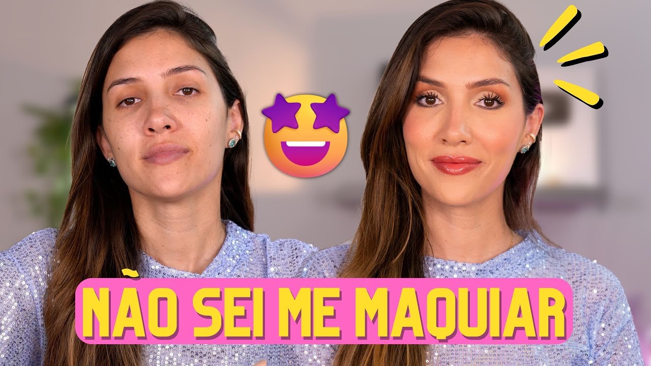 TUTORIAL de MAKE SUPER FÁCIL P/ QUEM NÃO SABE se MAQUIAR | PASSO A PASSO COMPLETO