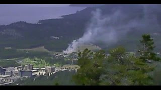 Fire at Kahle Meadow near Stateline, NV July 19, 2015 4PM