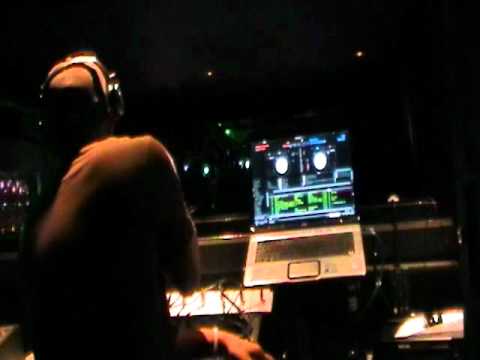 DJ Chill X early in the evening Atmosphere lounge