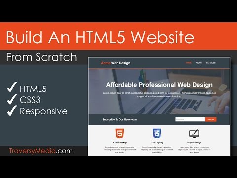 Build An HTML5 Website With A Responsive Layout