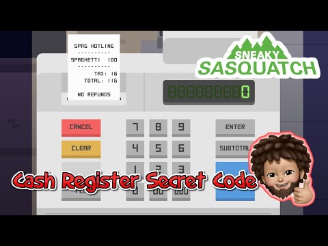 Sneaky Sasquatch - Spaghetti Cash Register Code