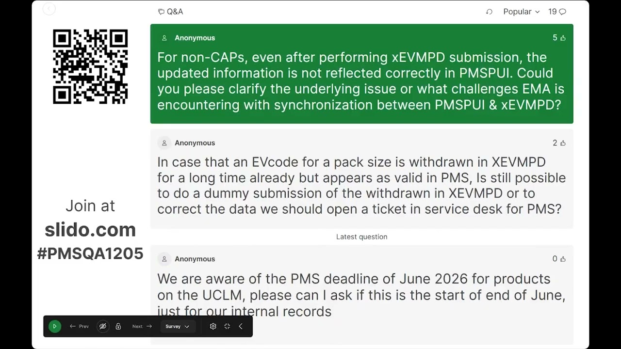Product Management Service (PMS) Q&A Clinic - May 2026