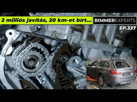 2 milliós szerviz, de nincs megfelelő olajnyomás, újra kint a motor! BMW F11 525 xd N47
