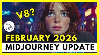 Midjourney Update | February 2026: V8 Incoming! New Personalization, Edit Model + My Course!