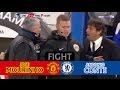 Jose Mourinho VS Antonio Conte Fight | Manchester United vs Chelsea FA CUP 2016-17