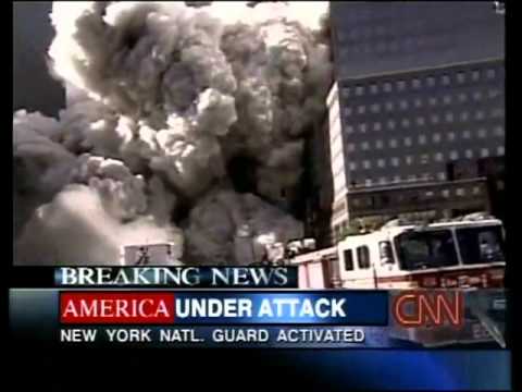 CNN 9/11 LIVE  TV Coverage 12:00  P.M - 12:15 P.M