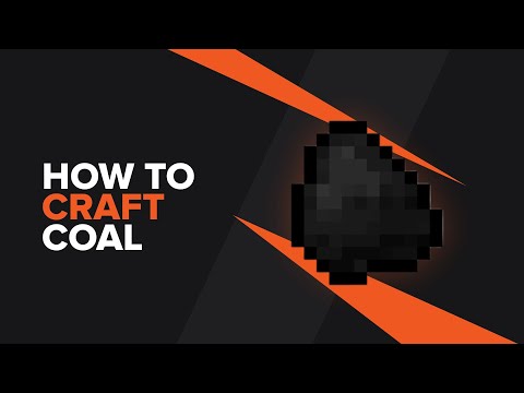 Part of a video titled How to make Coal in Minecraft - YouTube