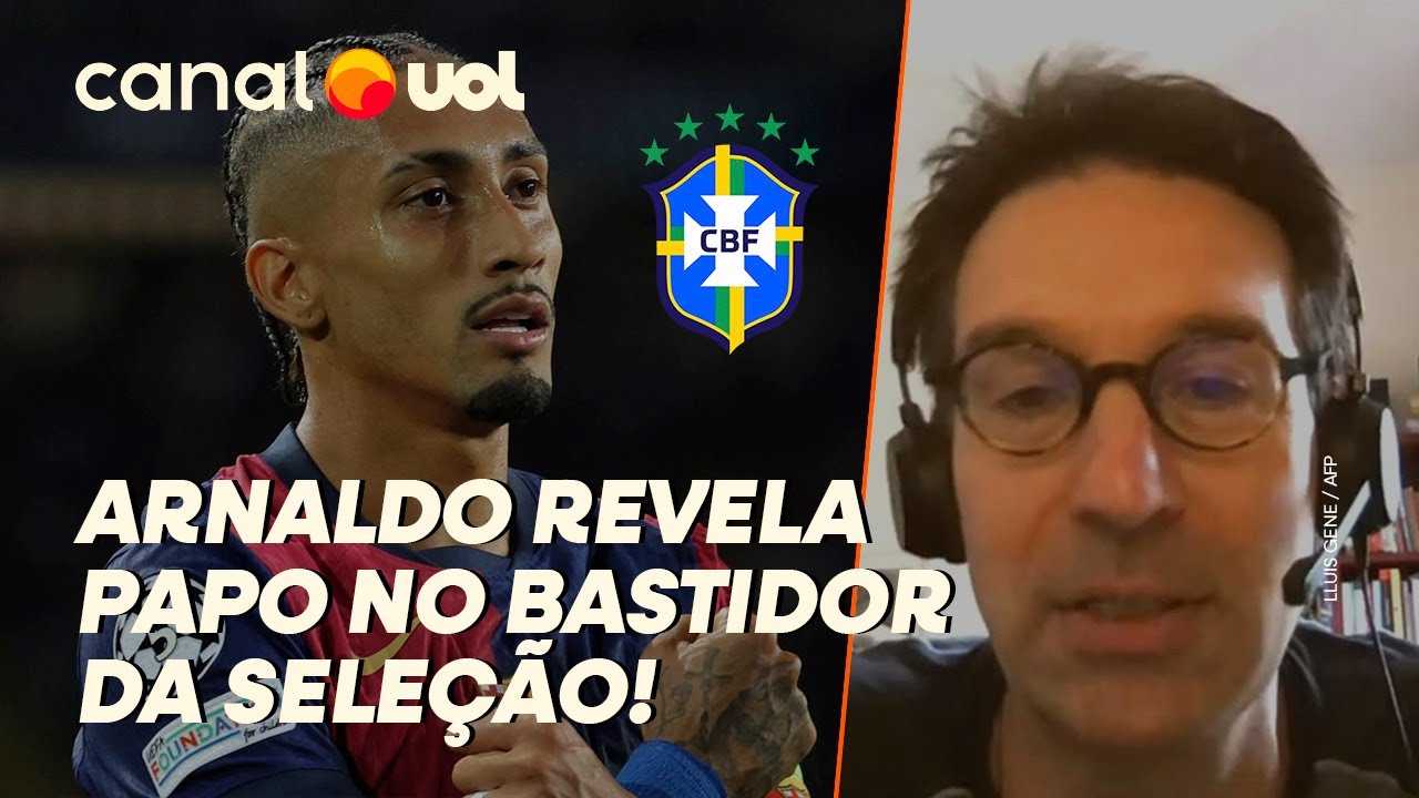 ARNALDO RIBEIRO: RAPHINHA É O MELHOR BRASILEIRO COMO 10 E SÓ AGORA JOGARÁ ASSIM NA SELEÇÃO