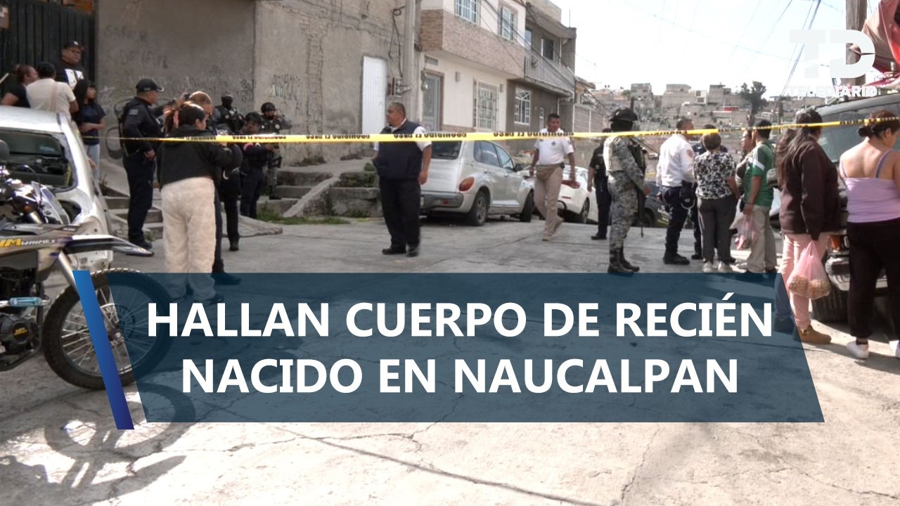 ¡Tenía días de nacido! Hallan sin vida a un bebé dentro de una bolsa de plástico en Naucalpan