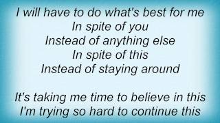 Baxter - On My Own Lyrics