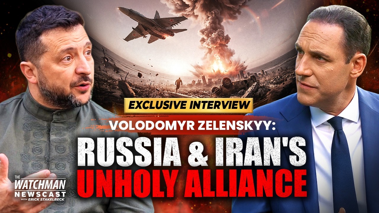 EXCLUSIVE: Ukraine President Zelenskyy WARNS Russia/Iran Alliance Threatens U.S. | Watchman Newscast