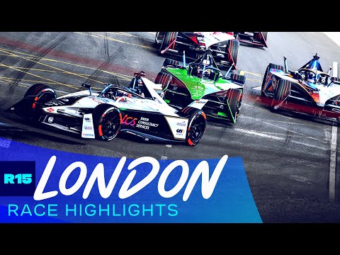 フォーミュラE 第15戦ロンドン（イギリス）レースハイライト動画