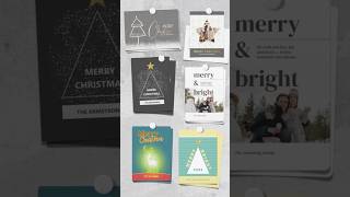 Minimalist & Foil Christmas Cards #Shorts #Zazzle #Holiday