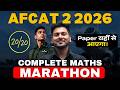 Complete Maths For AFCAT 2 2026 AFCAT 2 2026 Maths All Type Questions AFCAT Maths Marathon