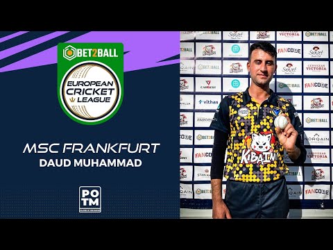 POTM: D.Muhammad - MSF vs OEX | Highlights | Bet2Ball European Cricket League Day 3, Group D | ECL22