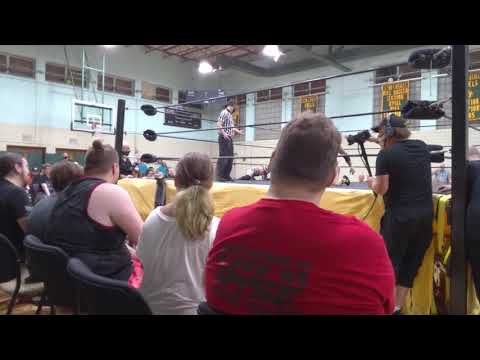 Glitter Injection by Calvin Couture sends Iceman Tony Johnson completely out of the ring!!