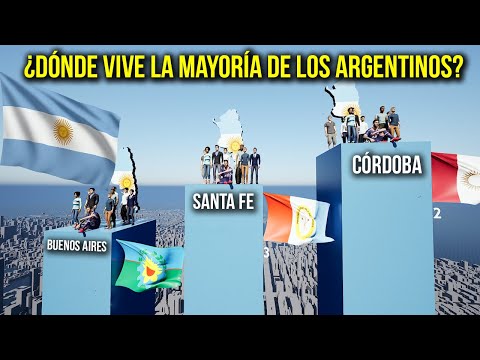 Las provincias MÁS POBLADAS de Argentina 😱 | ¡La #1 te va a sorprender!