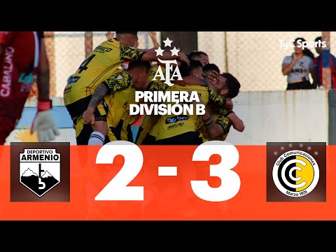 Deportivo Armenio 2-3 Comunicaciones | Primera División B | Fecha 4 (Apertura)