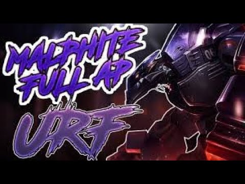 MALPHITE IN URF IS TOO BROKEN! (FULL AP)