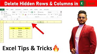 Delete Hidden Rows or Columns in Excel | Excel Tips & Tricks