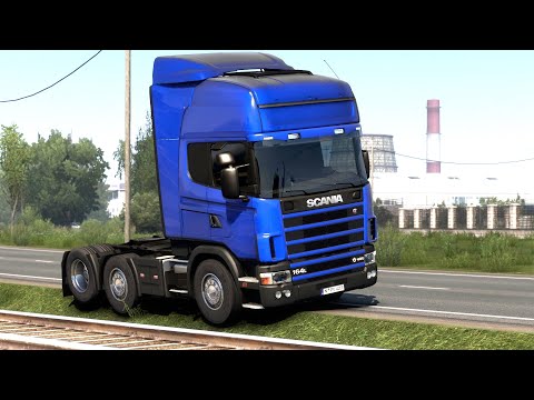 ETS 2 - Scania 164L Transporting Lumber Part 1