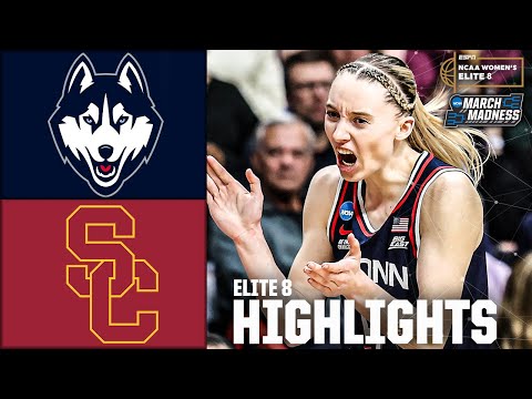 Elite 8: UConn Huskies vs. USC Trojans | Women's NCAA Tournament | Full Game Highlights