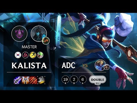 Kalista ADC vs Ezreal - KR Master Patch 10.11