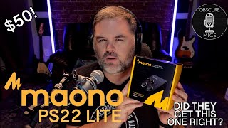 Video thumbnail for Did They Get It Right This Time?  The $50 Maono PS22 Lite Audio Interface by Obscure Mics