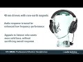 Audio-Technica ATH-M20X profesionalios monitorinės ausinės, Juodos spalvos