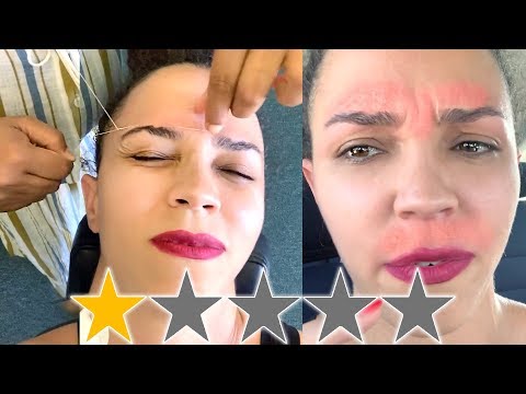 I WENT TO THE WORST REVIEWED BROW SALON IN MY CITY LOS ANGELES Video