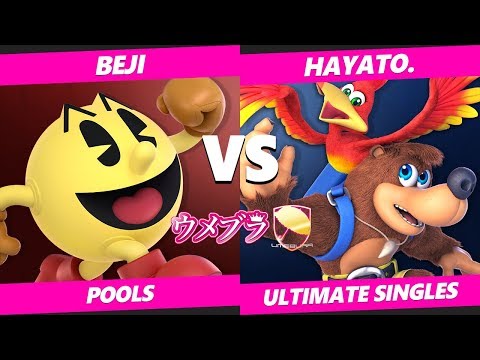 Umebura SP5 SSBU - Beji (Pac-Man) Vs. Hayato. (Banjo) Smash Ultimate Tournament Pools