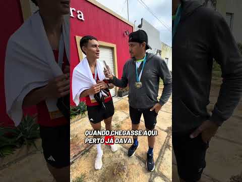 Com o vice campeão da prova da 2 •maratona MB #piaui #corridaderua #corrida #corredora