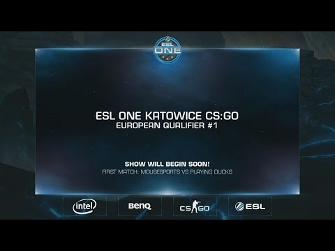 CSGO ESL One Katowice Q1: Mouz vs F3 G1 | Mousesports vs Flipsid3 G1 (27.01.2015)