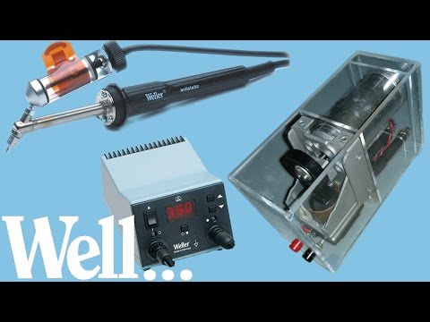 DIY Weller desoldering add-on providing suction for a DSX-80
